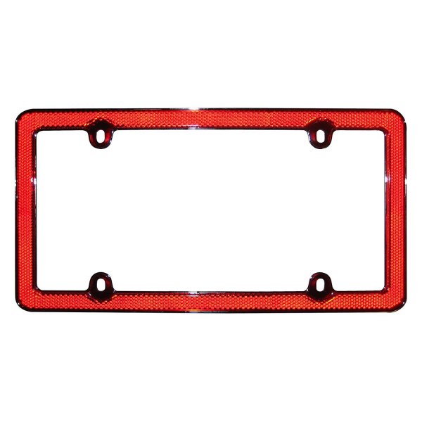 Cruiser® - Red Reflector II License Plate Frame