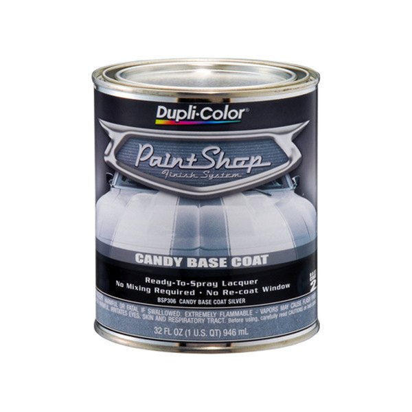Dupli-Color® BSP306 - 32 oz. Silver Paint Shop™ Candy Base Coat