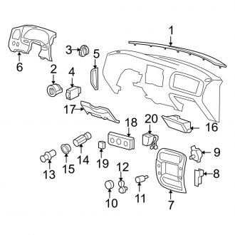 2004 Ford Ranger Interior Parts Components Carid Com