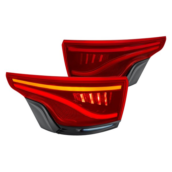 Glohh™ - GL-5i Dynamic Black/Red Sequential Fiber Optic LED Tail Lights