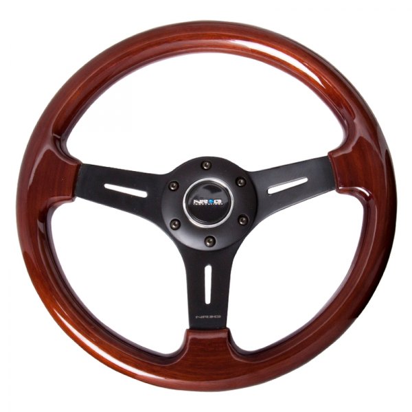 NRG Innovations® - 3-Spoke 330mm Classic Wood Grain Steering Wheel
