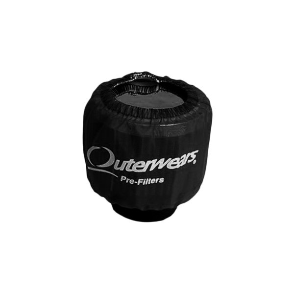 Black Outerwear Prefilter Without Top Round 2 Diameter 10-1132-01