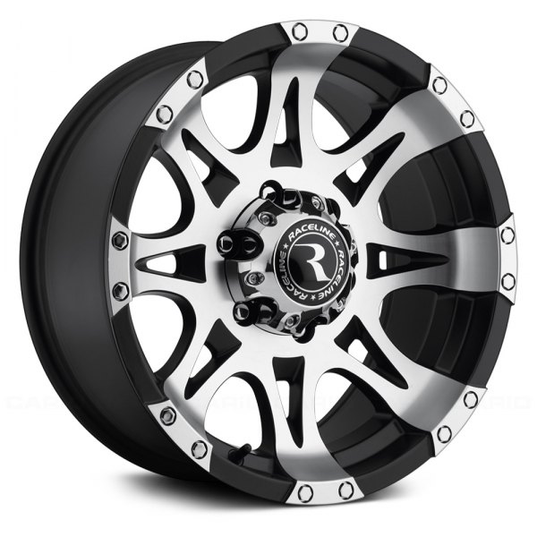 RACELINE® - 982 RAPTOR Black with Machined Face