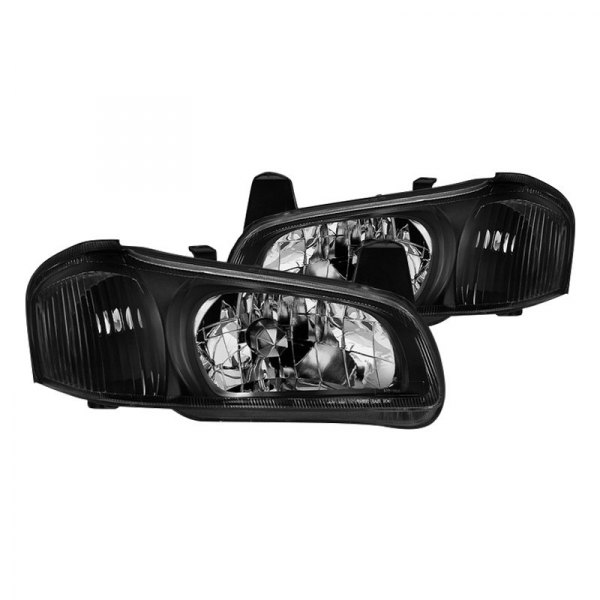 Spyder Black Factory Style Headlights