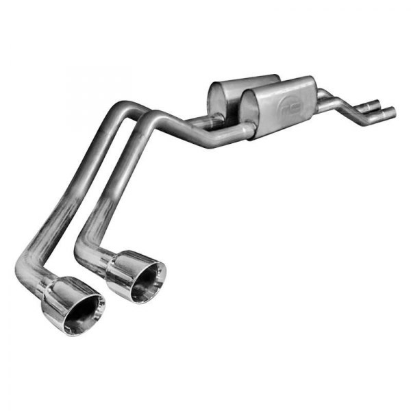 Stainless Works® - Ford F-150 5.4L 2008 304 SS Dual Cat-Back Exhaust