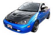 2003 Ford focus carbon fiber hood #9
