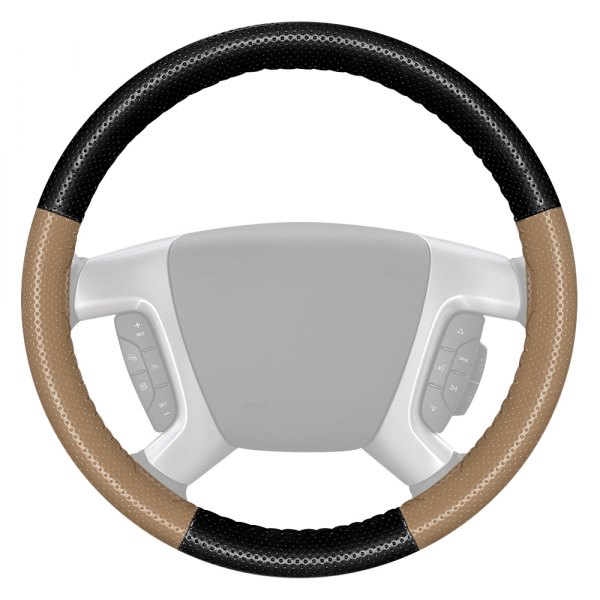 Custom Fit Leather Steering Wheel Cover Wheelskins Perforated 14 3/4 X 4 3/4