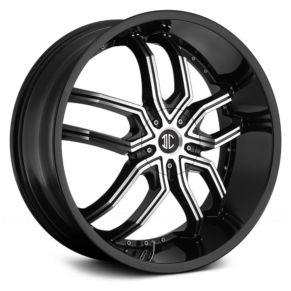 2 CRAVE® NO.20 Wheels Gloss Black with Machined Face Rims