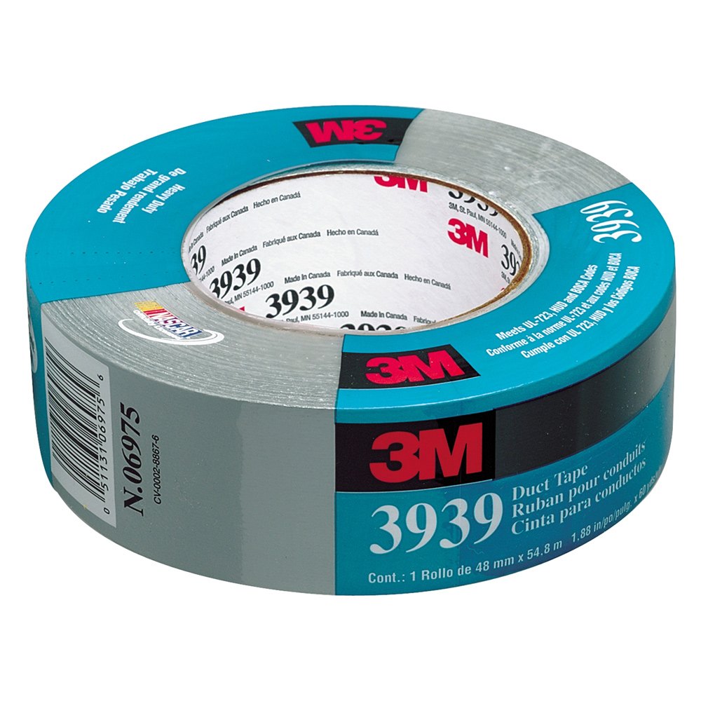 3M® 6975 - 48mm x 54.8m Silver Duct Tape - TOOLSiD.com