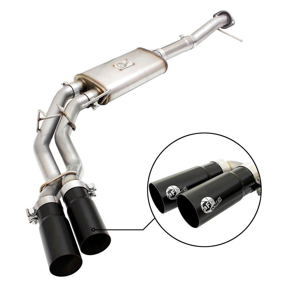 aFe® 49-43080-B - Rebel Series™ 409 SS Cat-Back Exhaust System with
