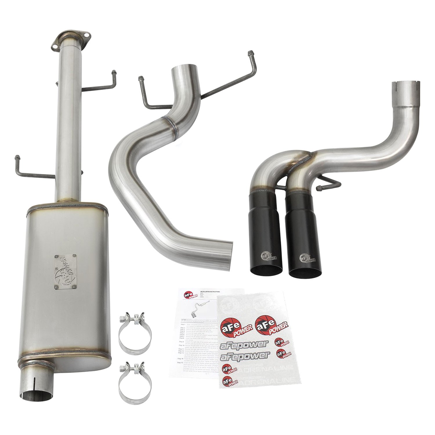 For Toyota FJ Cruiser 07-12 Exhaust System Rebel Series 409 SS Cat-Back