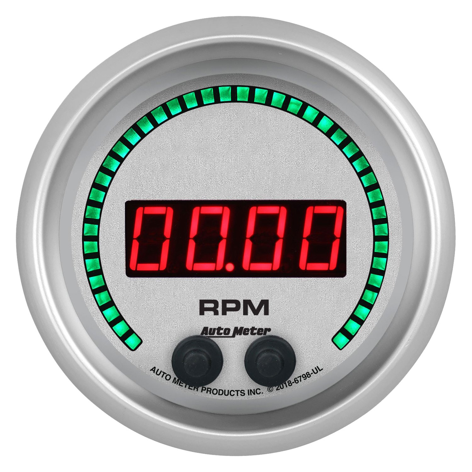 Autometer Sport-Comp Digital 3-3//8/" In-Dash Tachometer 0-10000 RPM Gauge