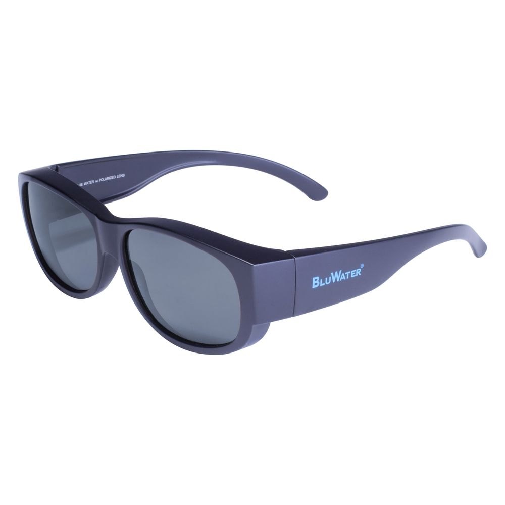 BlueWater® Overboard GR - Matte Black Frame with Grey Polarized Lens