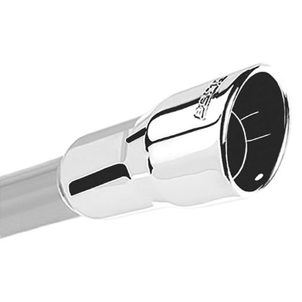 Borla® - Stainless Steel Round Intercooled Single Polished Exhaust Tip