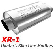 Borla - XR1 Hooters Slim-Line Mufflers
