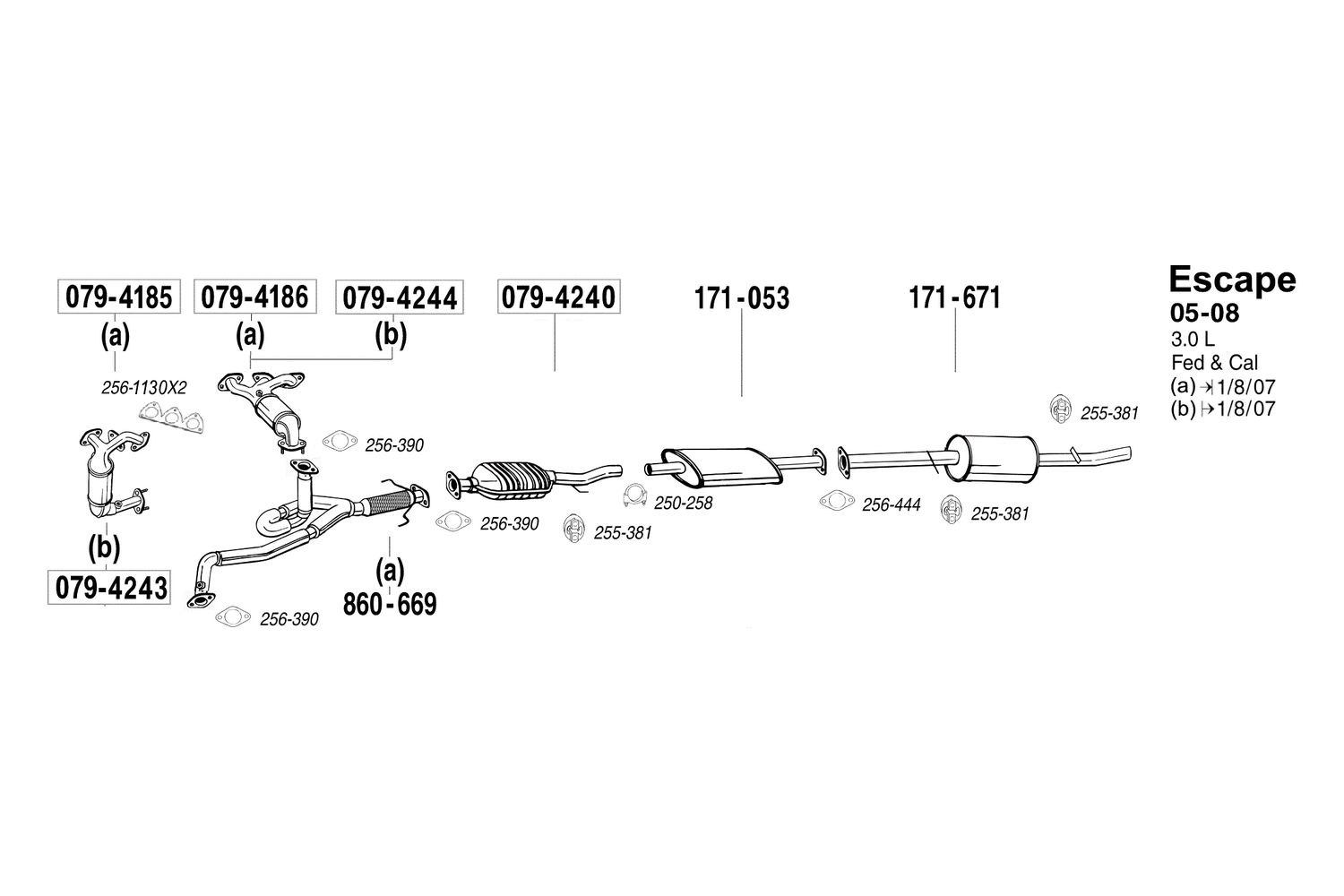 2001 Ford Escape Exhaust System Diagram - General Wiring Diagram