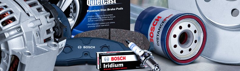 Bosch BC1454 QuietCast Premium Ceramic Disc Brake Pad Set For 2011-2017 Ford Fiesta; Front 