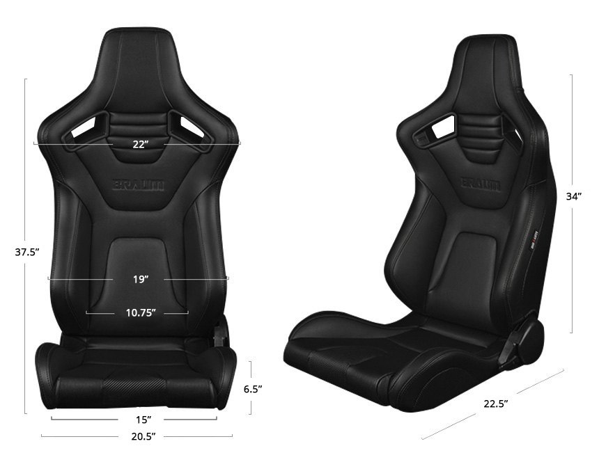 Braum - Elite-X Seat Dimensions