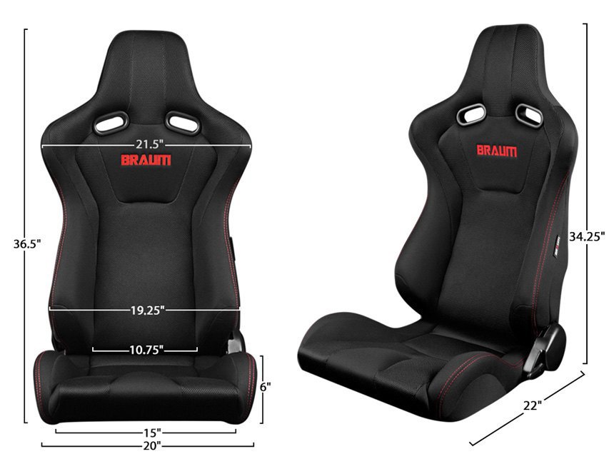 Braum - Venom Seat Dimensions