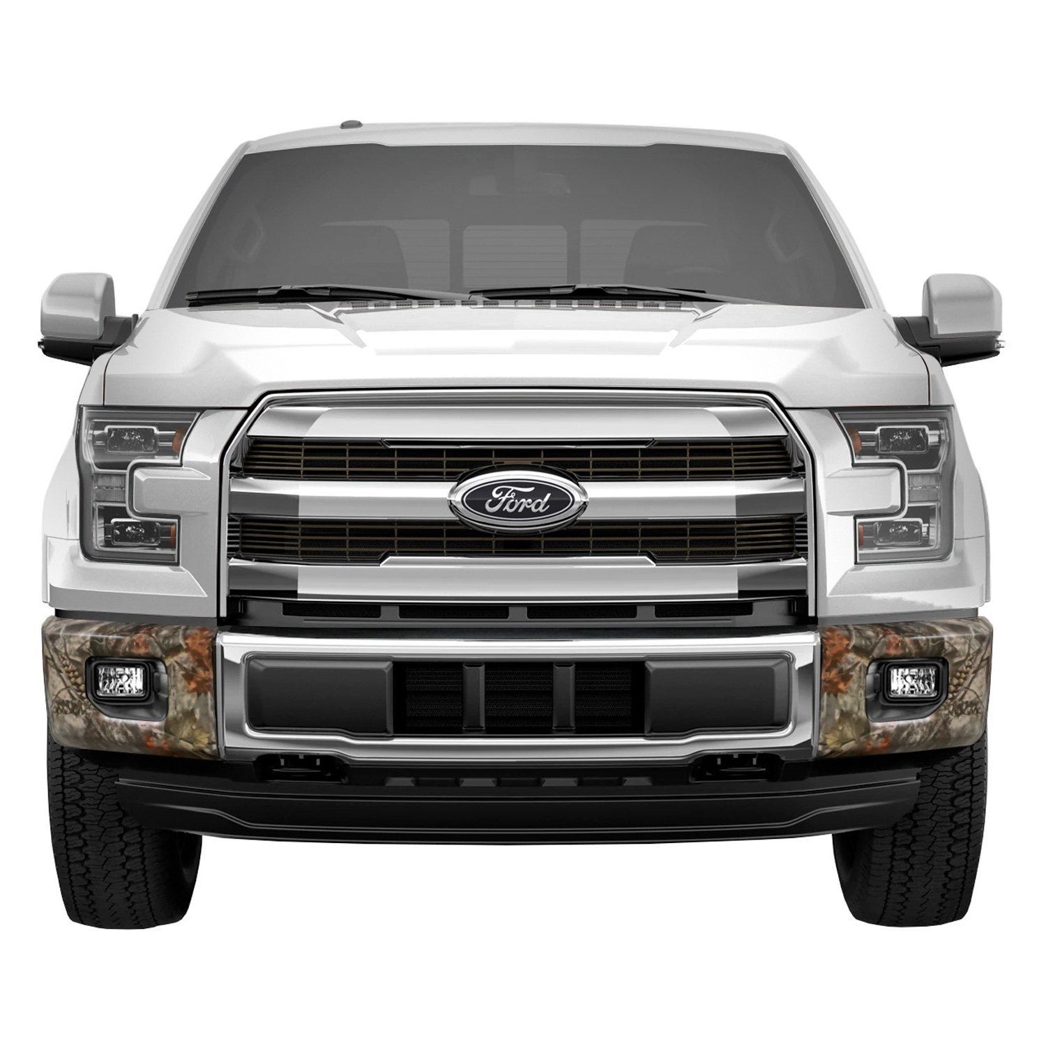 For Ford F-150 2015-2017 BumperShellz DF0206 Camouflage Front Bumper Side Covers | eBay 2017 Ford F 150 Front Bumper Removal