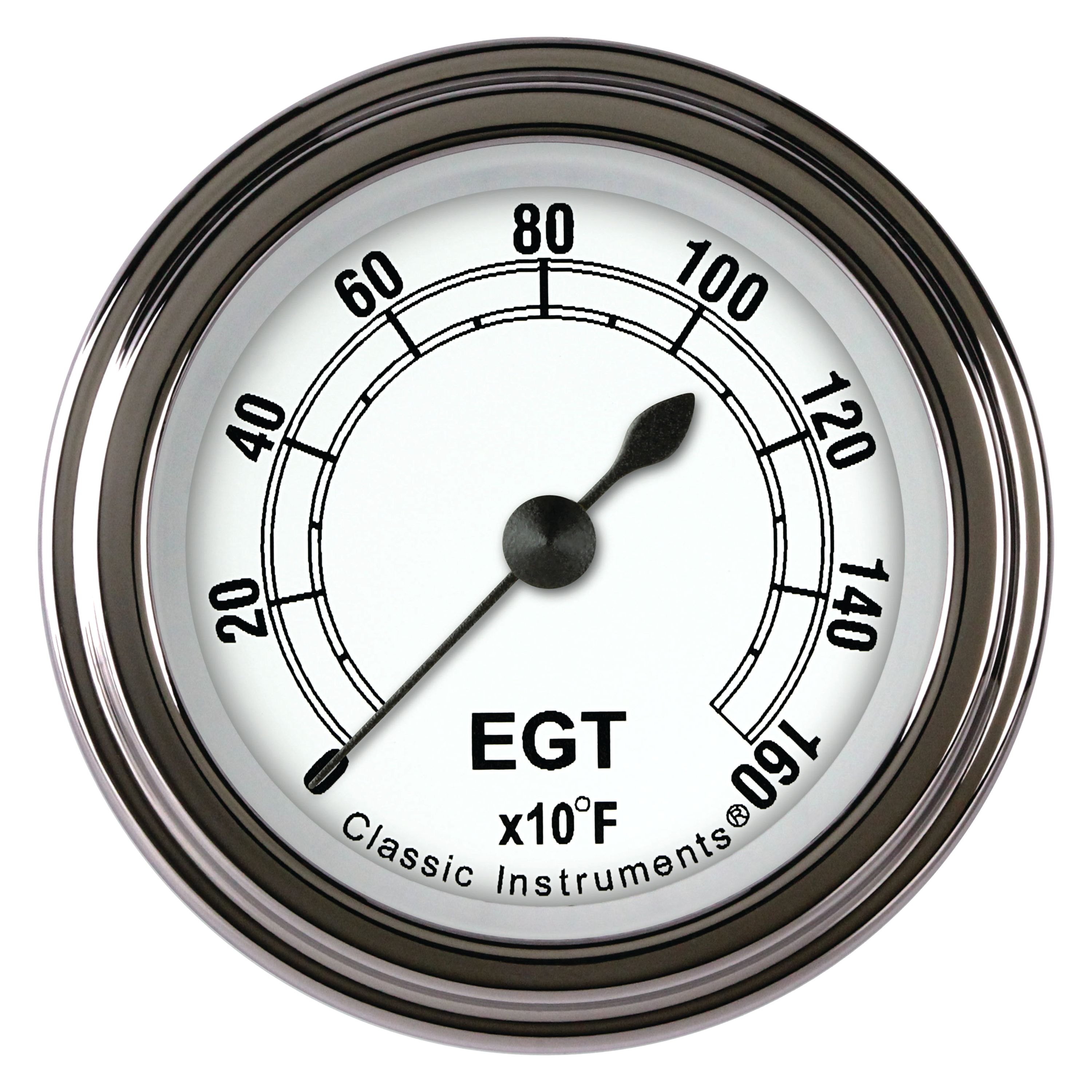 Classic Instruments® - Classic White Series Exhaust Gas Temperature Gauge