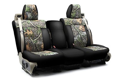 Coverking® - Custom Camouflage Seat Cover with Mossy Oak Obsession Pattern with Black Sides