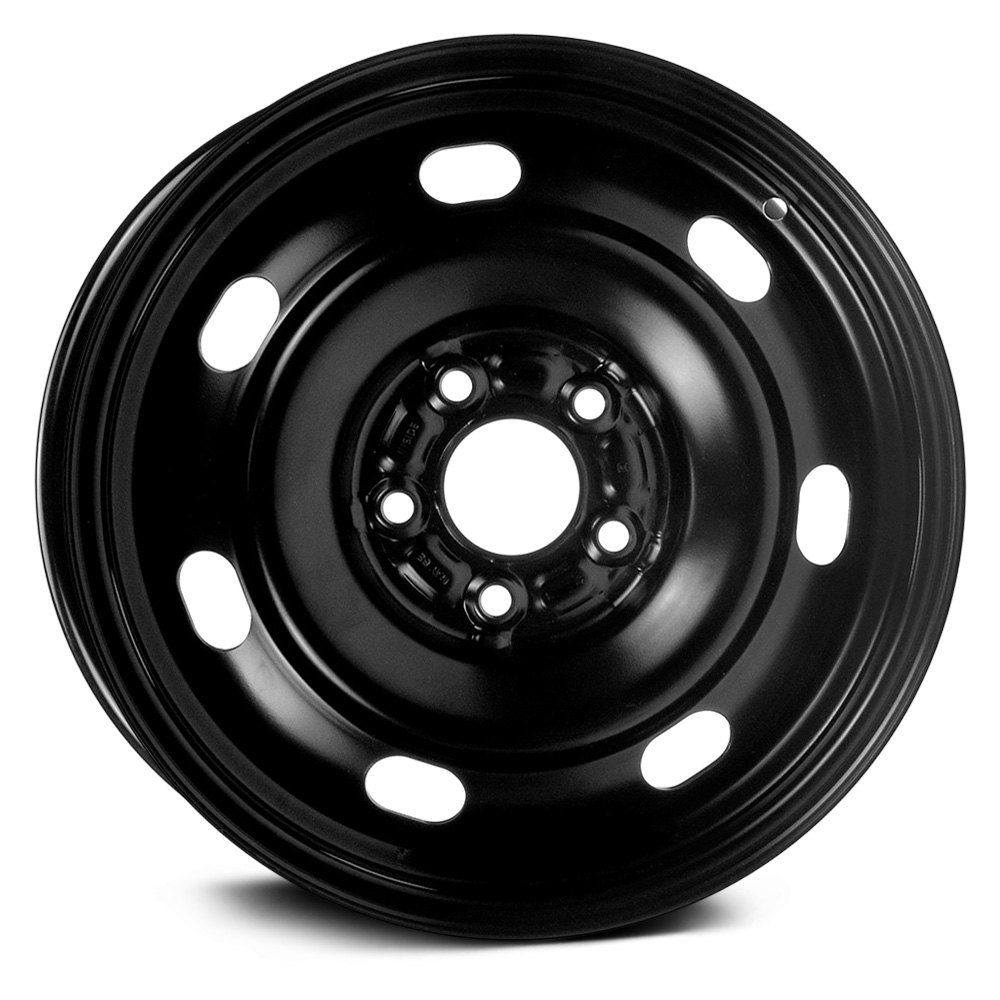 Dorman® 939-140 - 16" 7 Rectangular Holes Black Steel Wheel