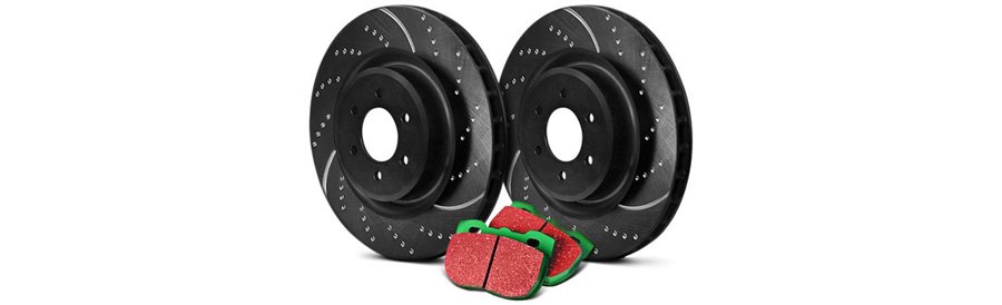 Stage 10 Super Sport Dimpled and Slotted Brake Kit