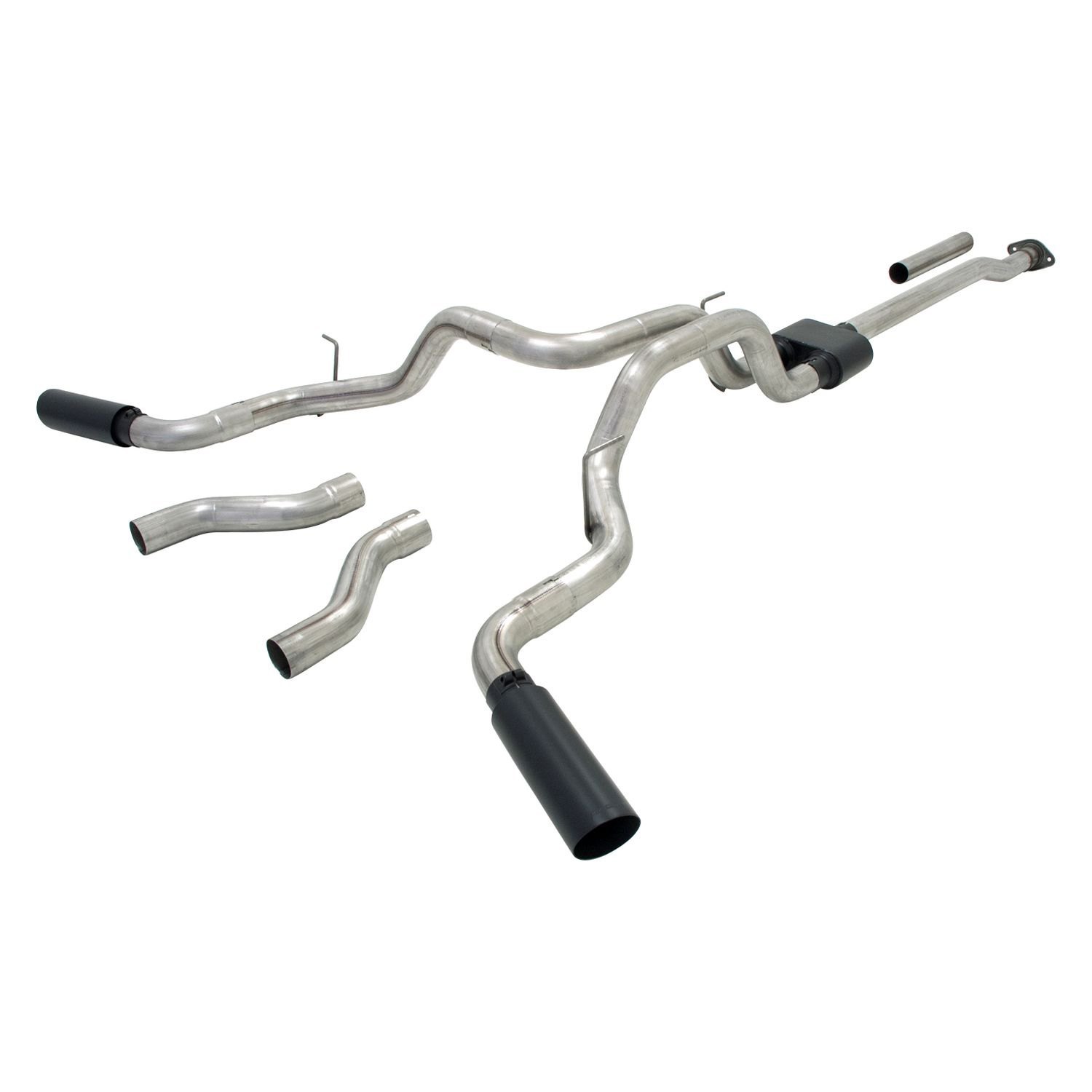 Flowmaster® 817691 Outlaw™ Stainless Steel Dual CatBack Exhaust