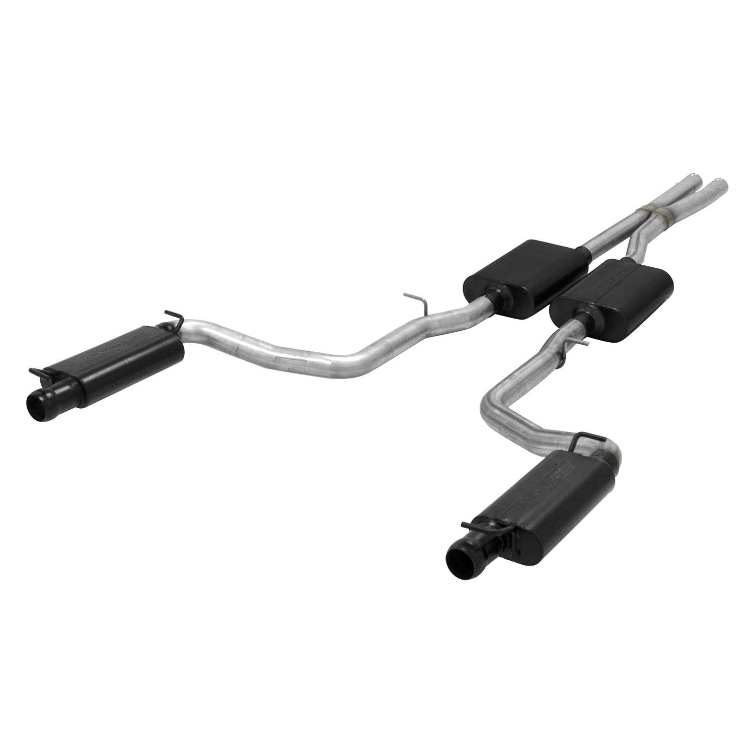 Flowmaster® 817715 - Force II™ 409 SS Dual Cat-Back Exhaust System with