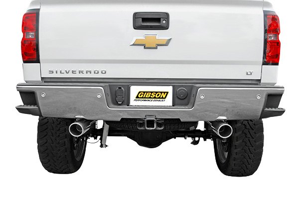 Gibson® - Chevy Silverado 2018 Split Rear™ Dual Cat-Back Exhaust System