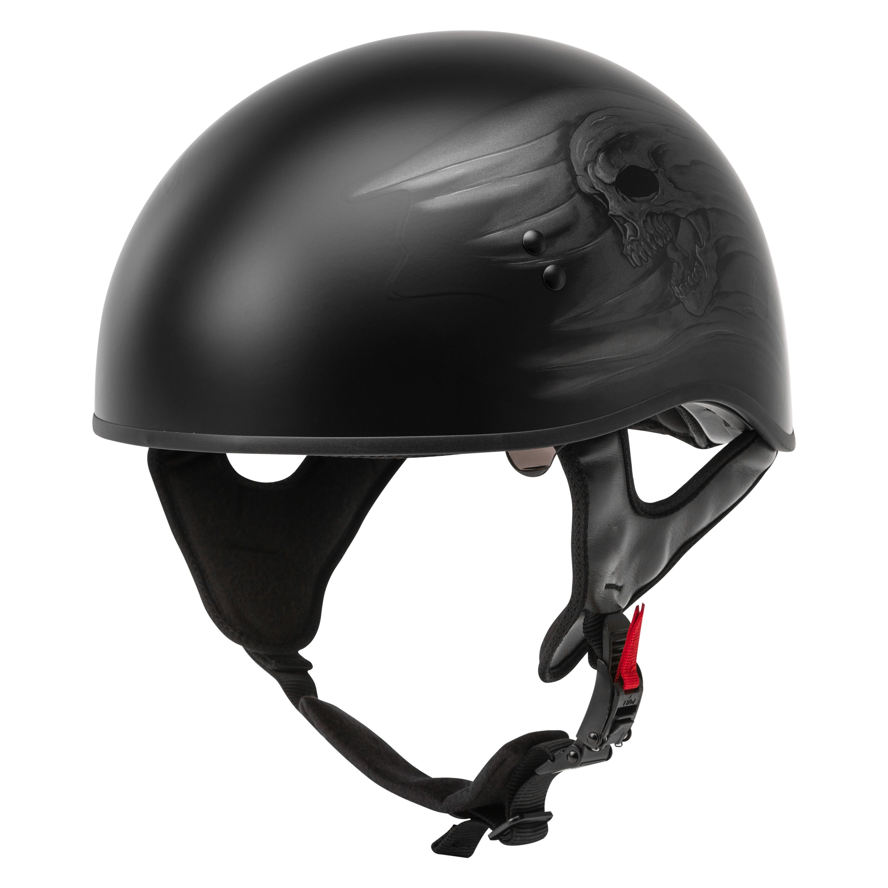 GMAX GM-65 Devotion Naked Half Helmet Matte Black 