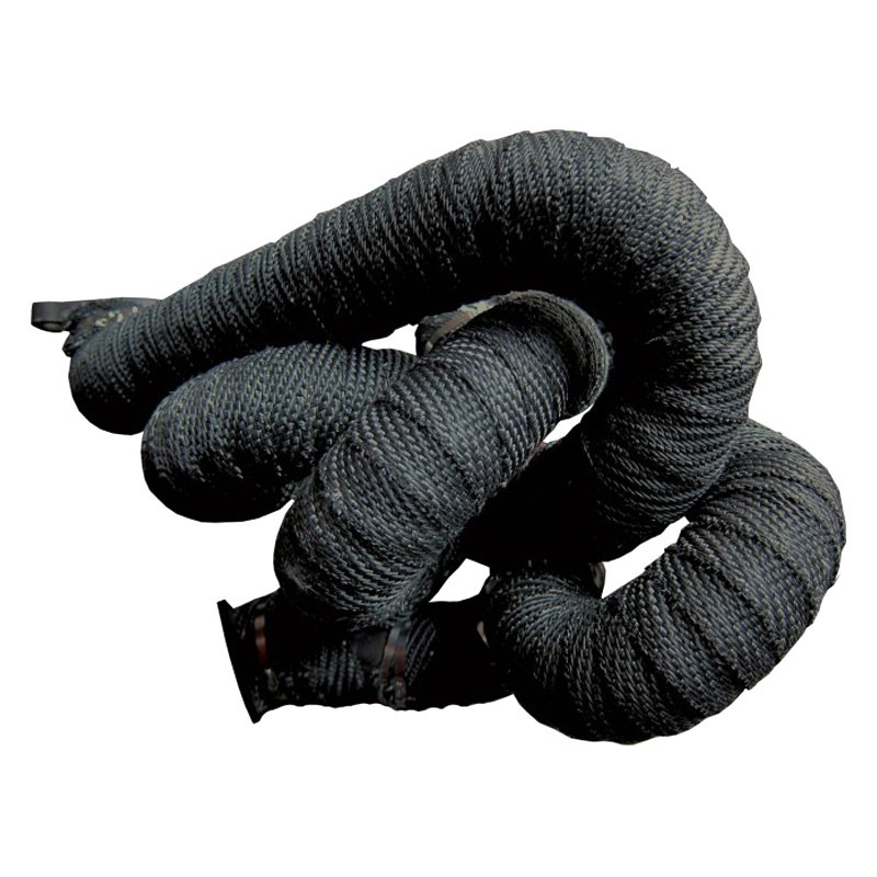 Heatshield® 380008 - Black Carbon Fiber Look Motorcycle Exhaust Wrap, 1