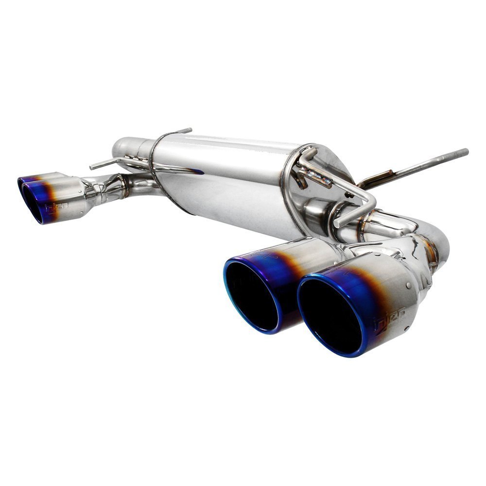 Injen® SES1204TT - Stainless Steel Axle-Back Exhaust System with Quad