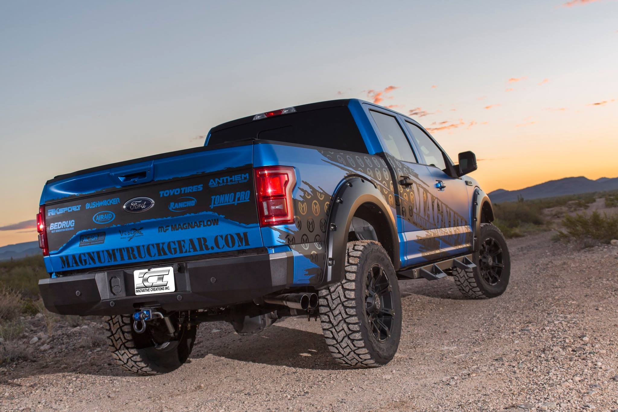 Ford F150 with 6» lift kit and 35» tires - Photo by ICI Innovative Creations Inc.