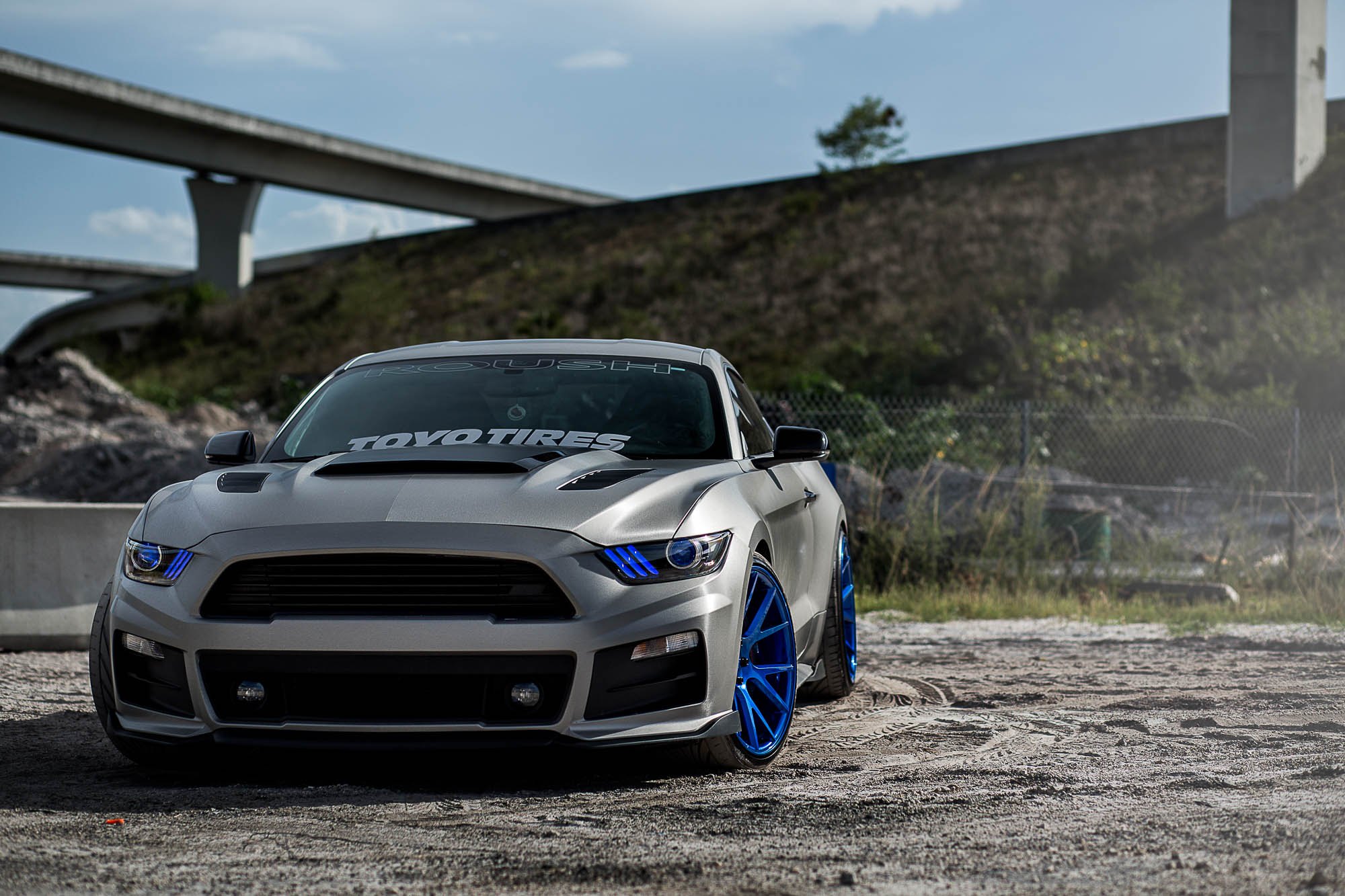 Roush performance supercharged S550 Mustang - Photo by Vossen