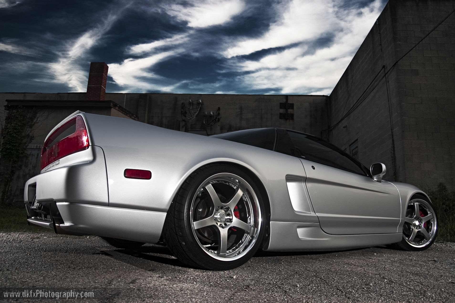 Custom Silver Acura NSX Side Scoops - Photo by dan kinzie