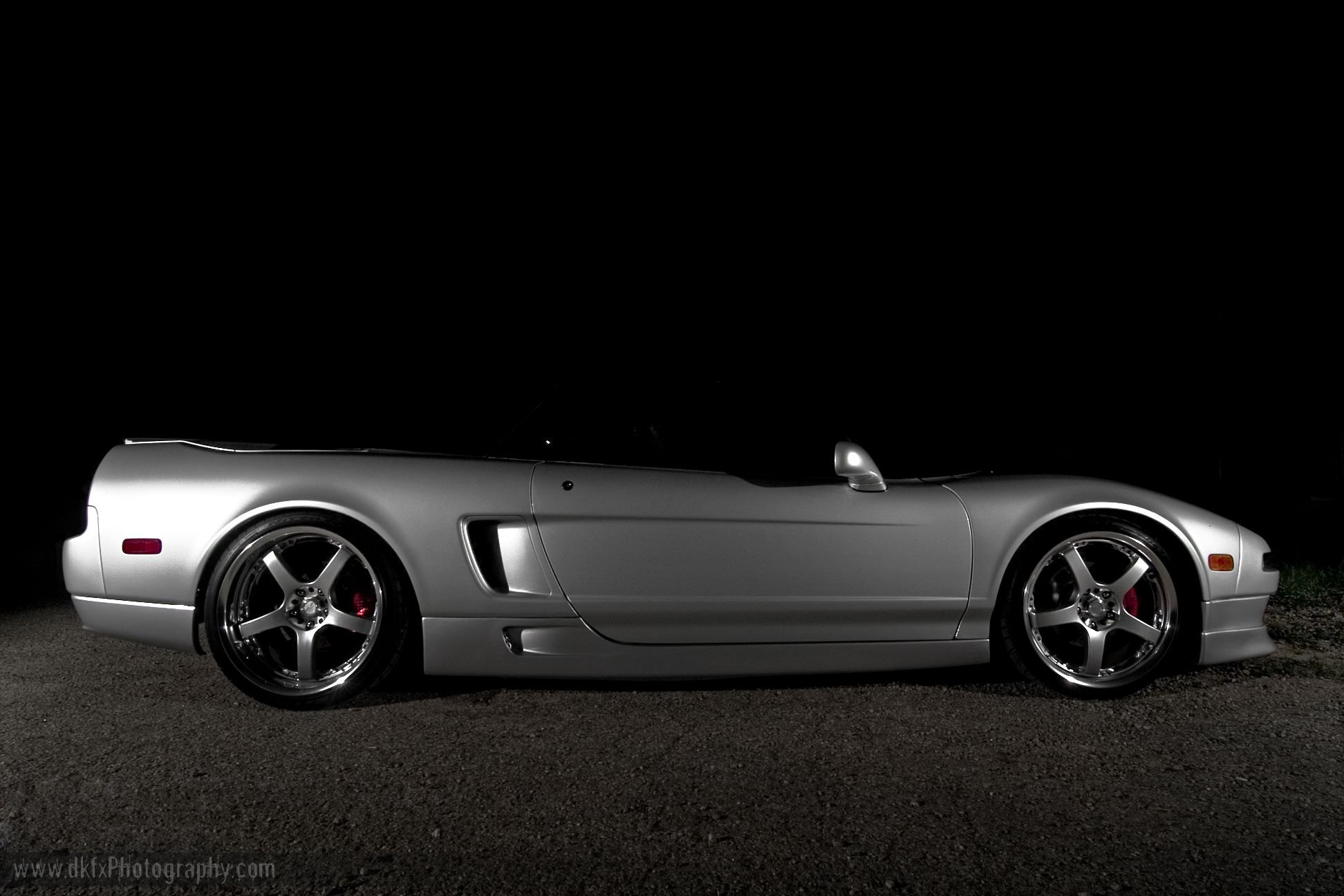Silver Acura NSX on Nitto Tires - Photo by dan kinzie