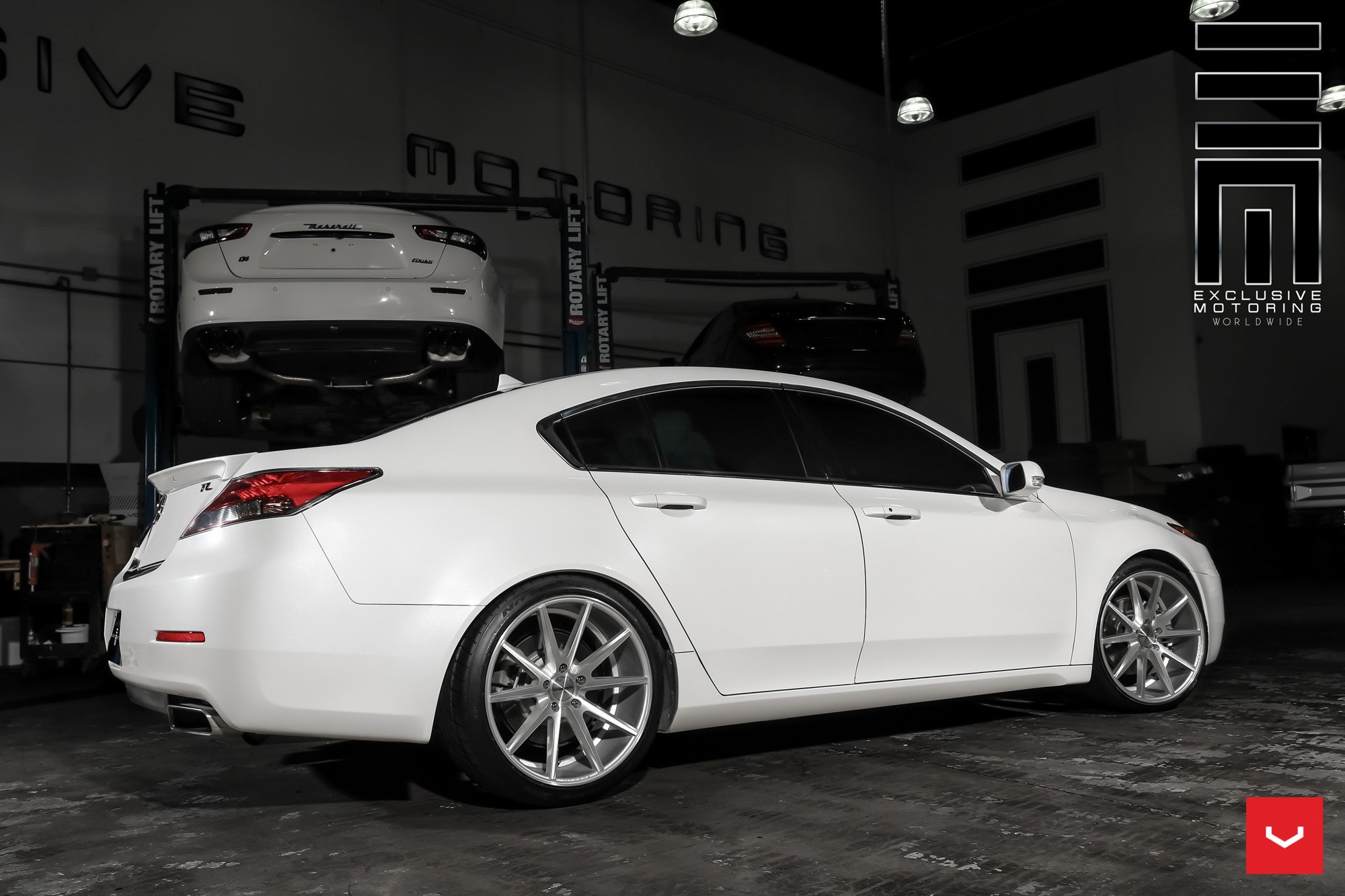 Acura TL Lowered Suspension - Photo by Vossen