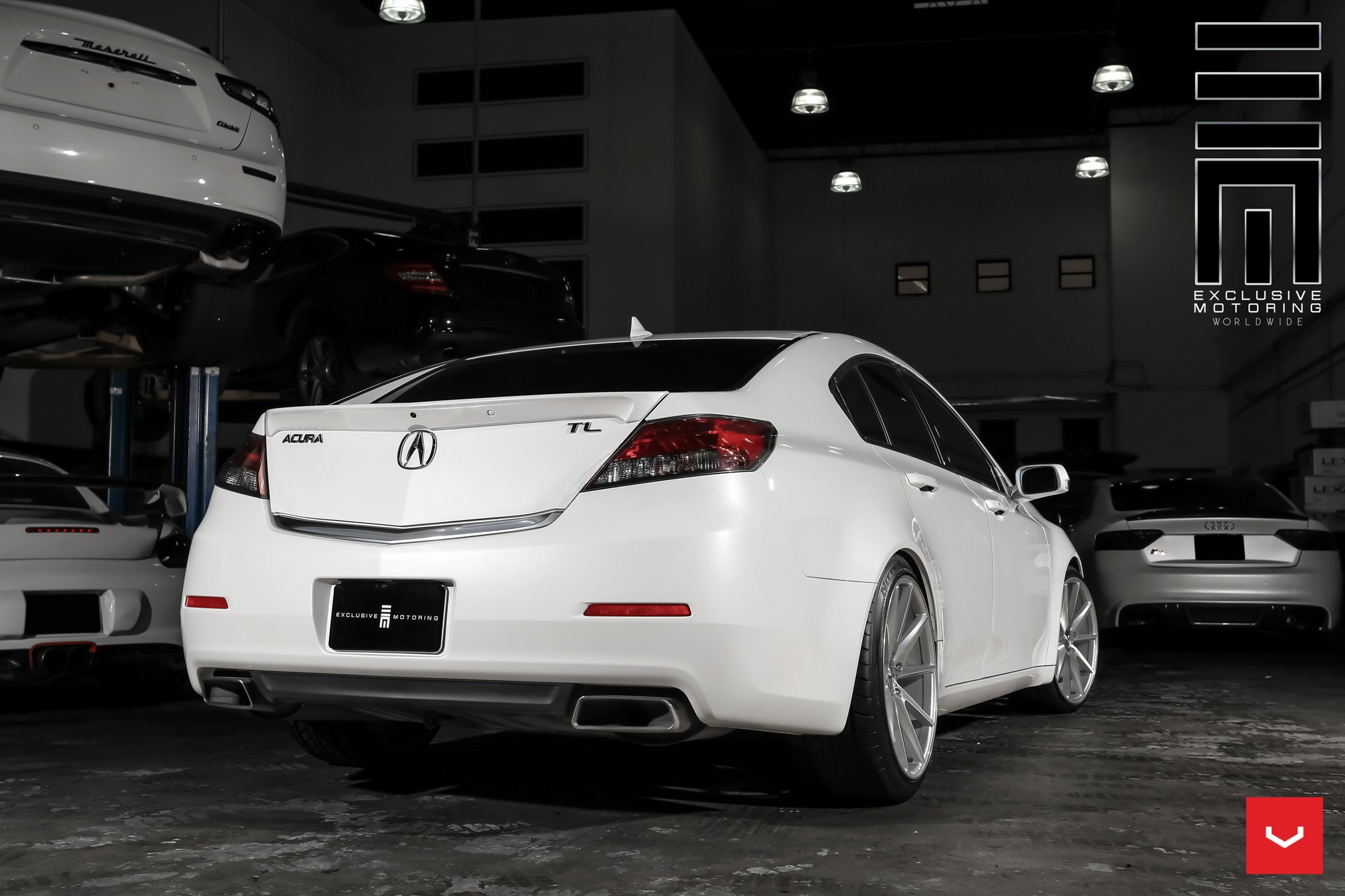 Duck Tail Spoiler on Acura TL - Photo by Vossen