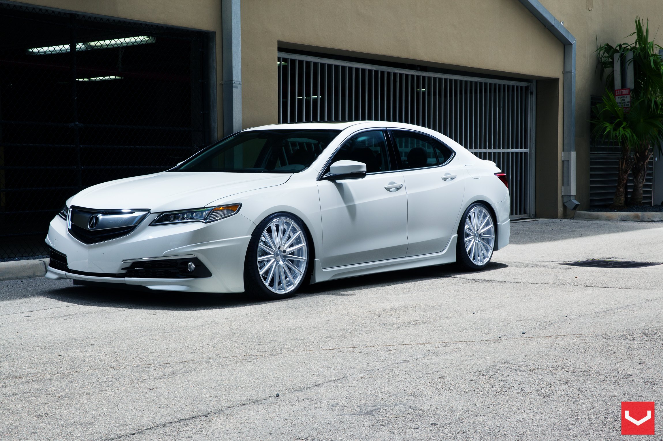 Acura TLX with Aftermarket Front Bumper Cover - Photo by Vossen