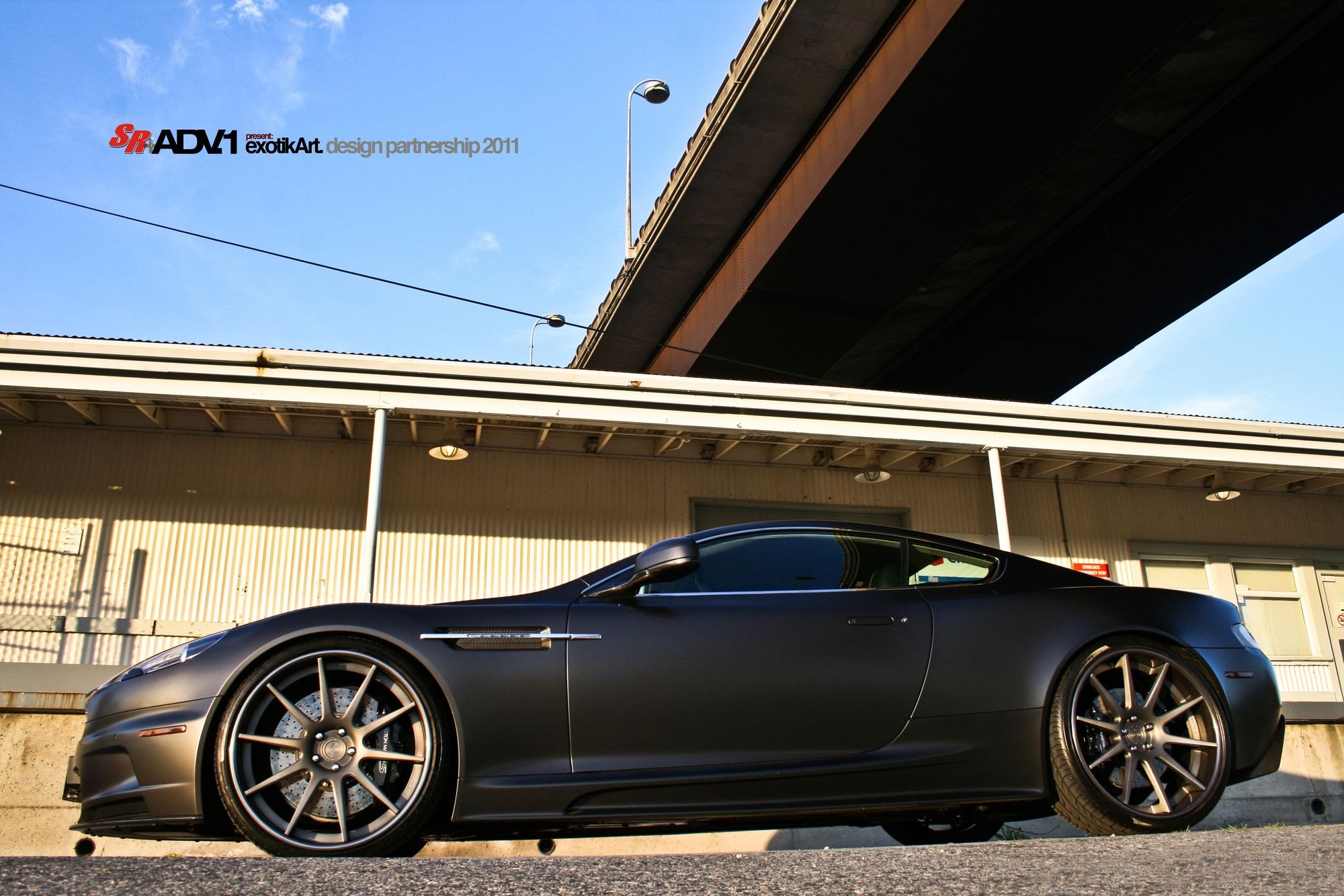 Black Aston Martin DBS Side Scoops - Photo by ADV.1