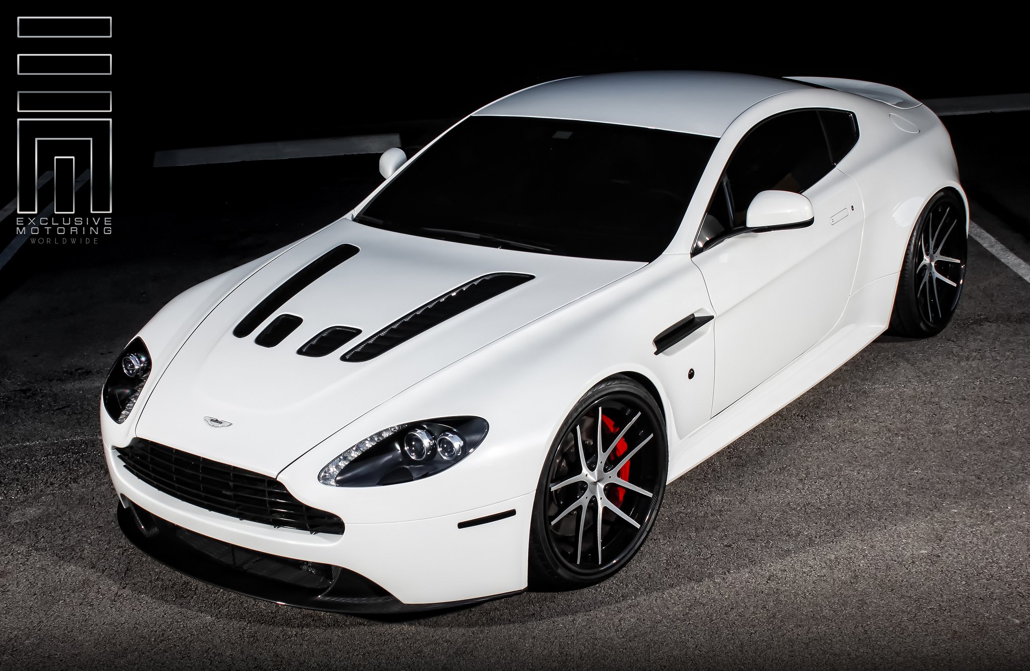 Bespoke Aston Martin featuring Hood Scoops - Photo by Exclusive Motoring