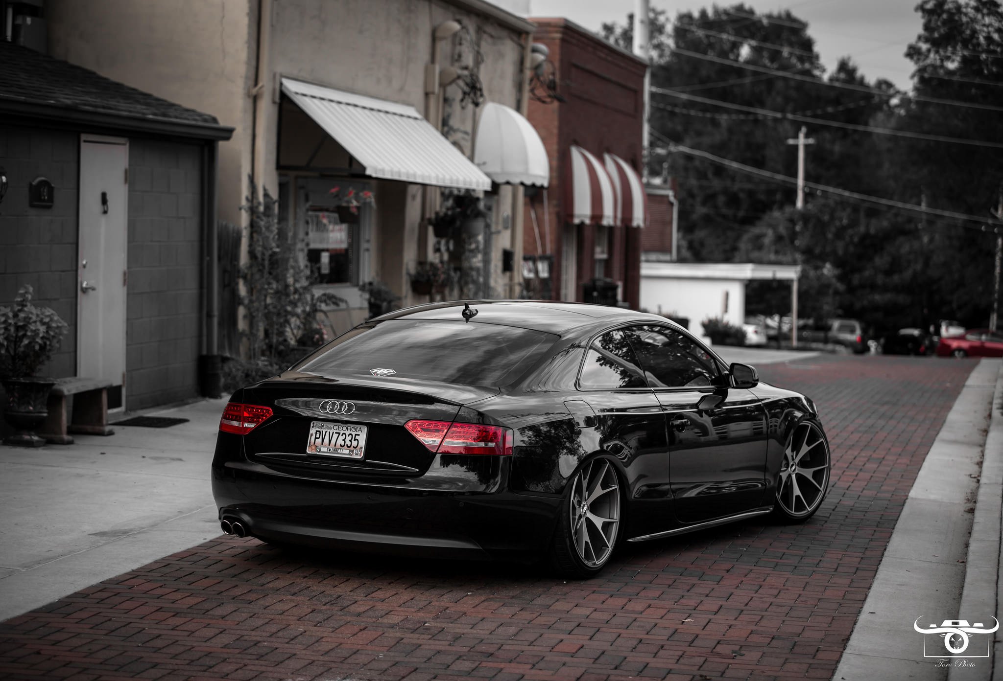 Custom Black Audi A5 Red LED Taillights - Photo by Concept One