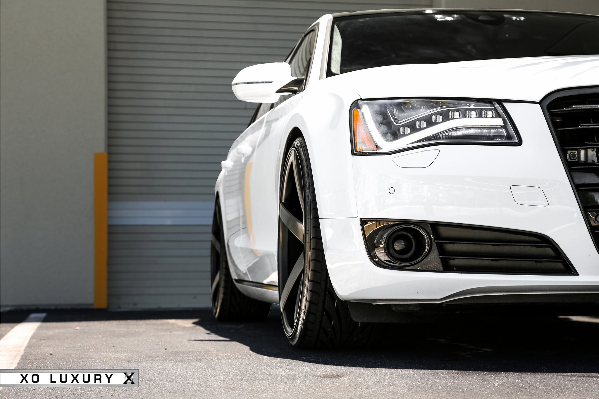 Audi A8 LED DRL Headlights - Photo by XO Luxury