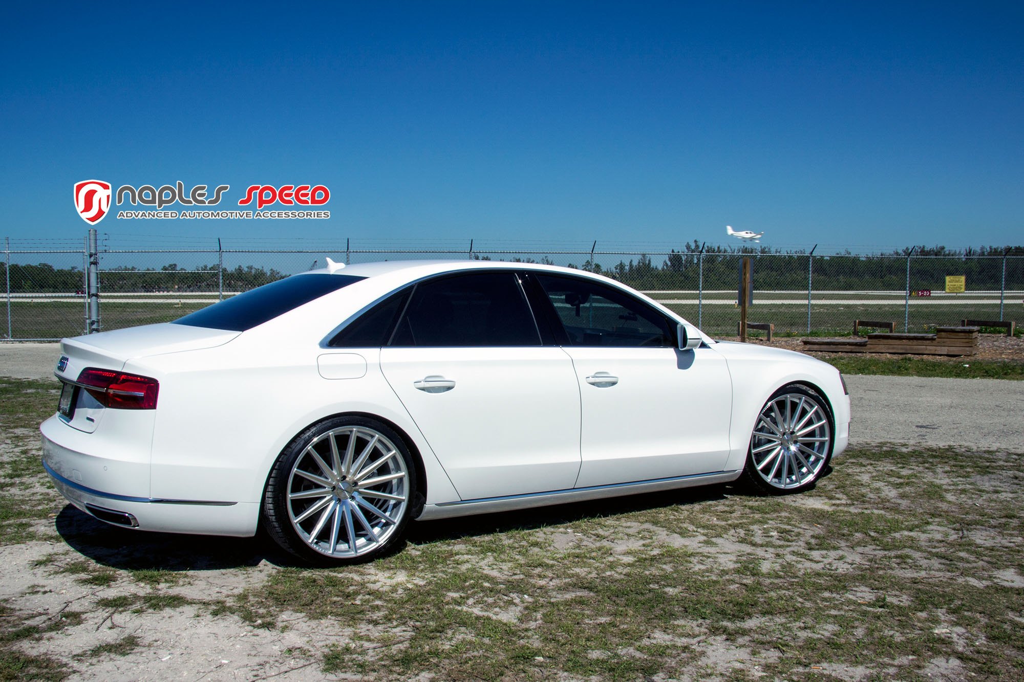 Aftermarket Rear Bumper Cover on Audi A8 - Photo by Vossen