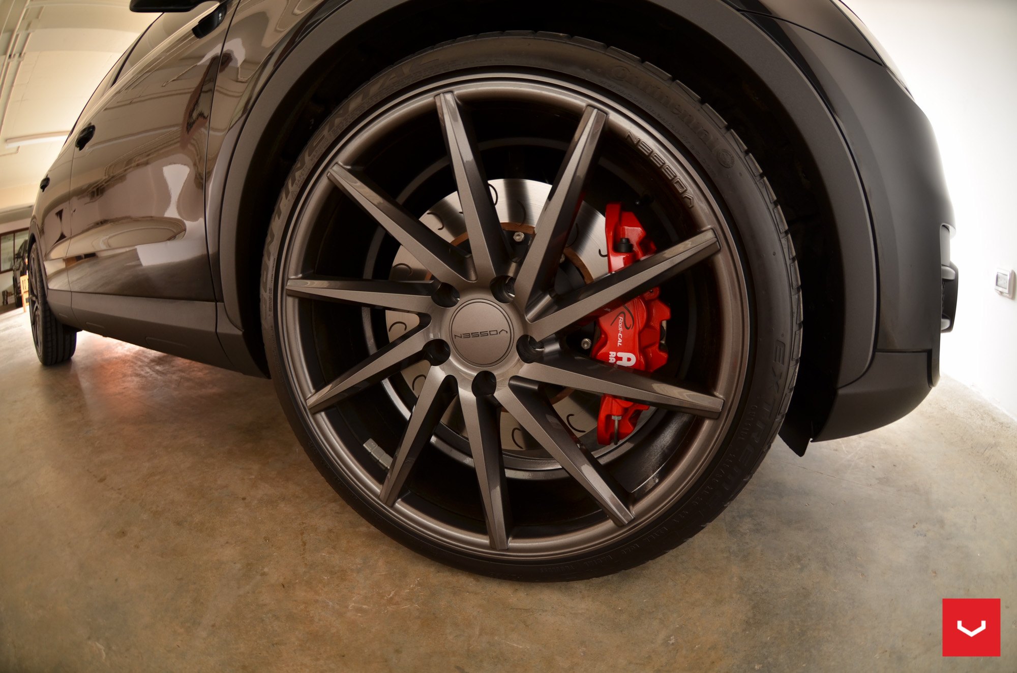 Vossen Rims And Red Performance Brakes - Photo by Vossen