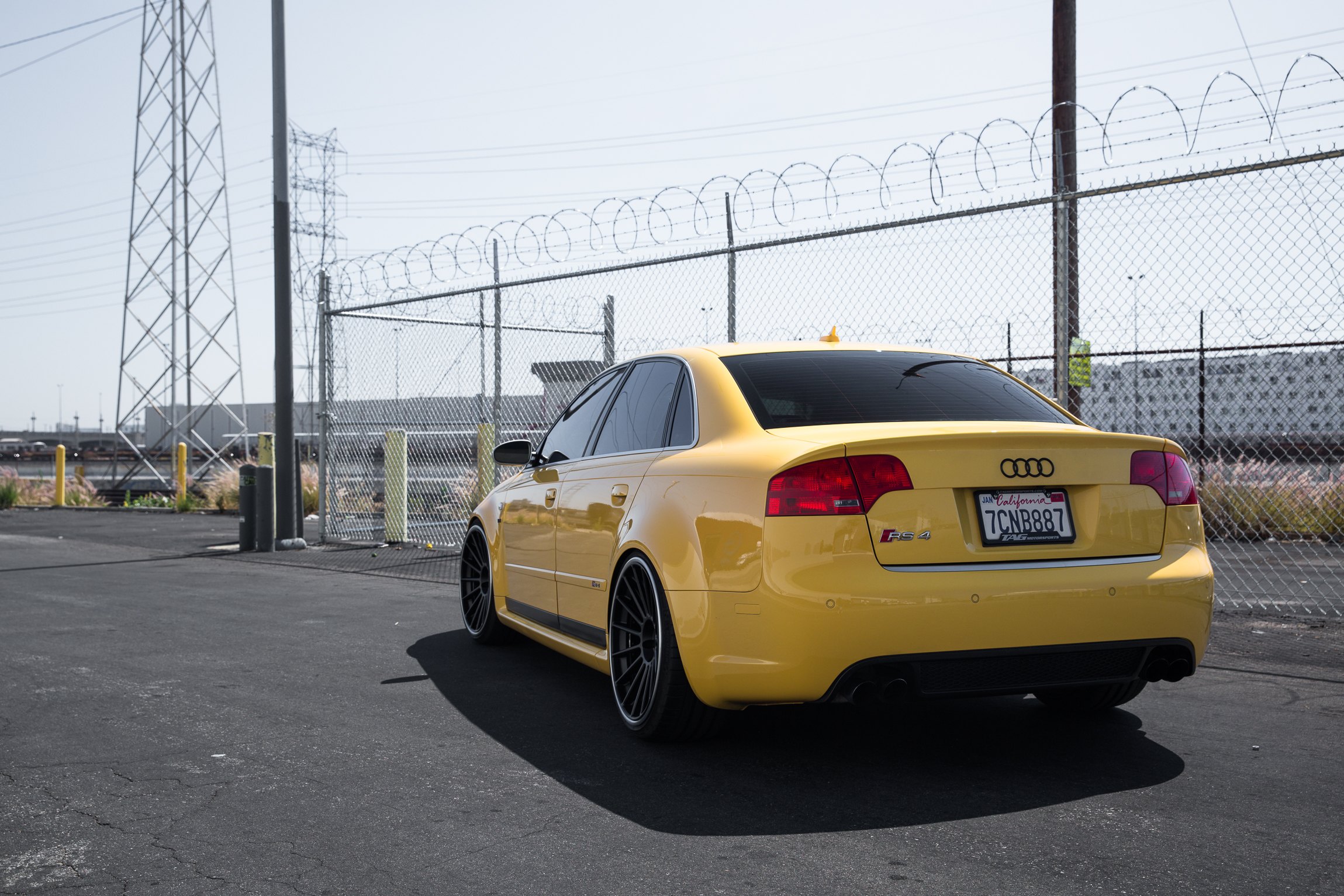 Yellow Audi S4 Rear Bumper Cover - Photo by Rotiform