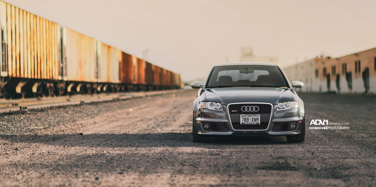 Silver Audi S4 with Halo Headlights - Photo by ADV.1