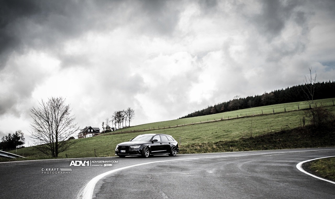 Custom Black Audi S6 with ADV1 Wheels - Photo by ADV.1